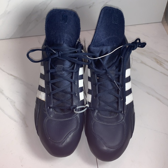 Adidas Mens Icon Bounce Royal Blue Metal Baseball Cleat Spike Low SZ 16 CG5243 - Picture 2 of 7